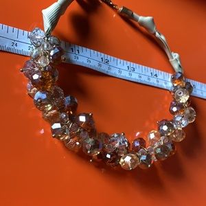 Vintage Ali Khan New York ribbon choker necklace